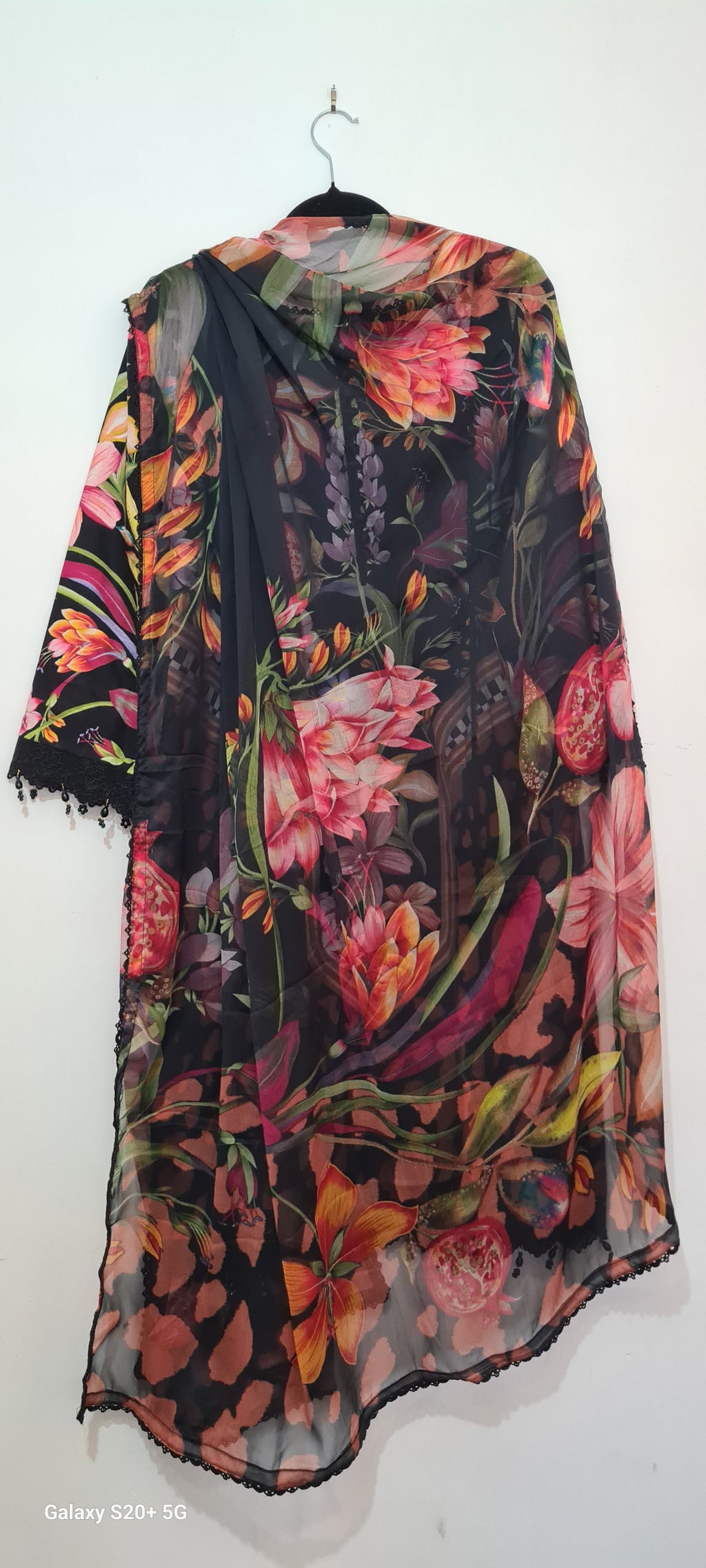 Maria B MBasics printed khaddar 3 piece 1B