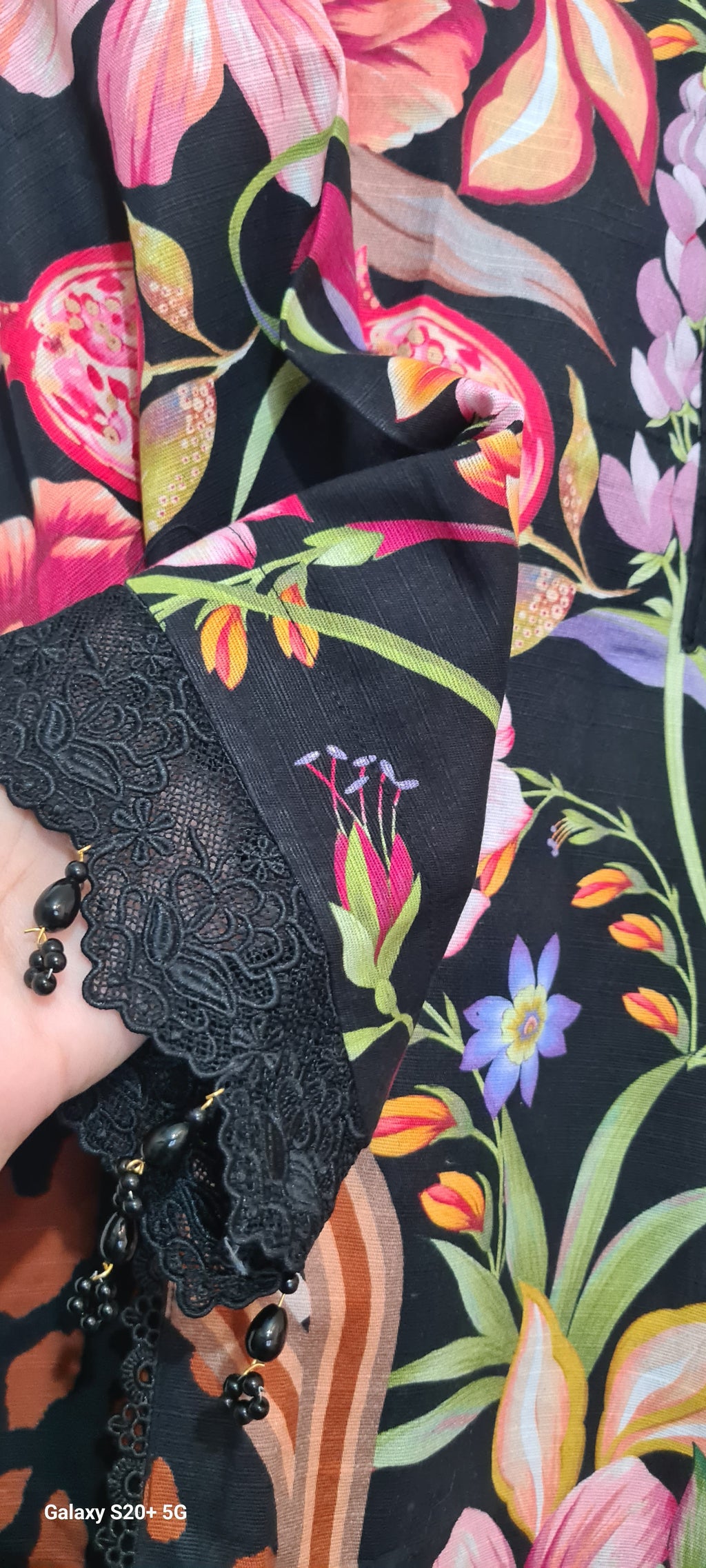 Maria B MBasics printed khaddar 3 piece 1B