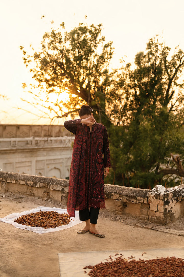 Casualite Embroidered 3 piece Outfit