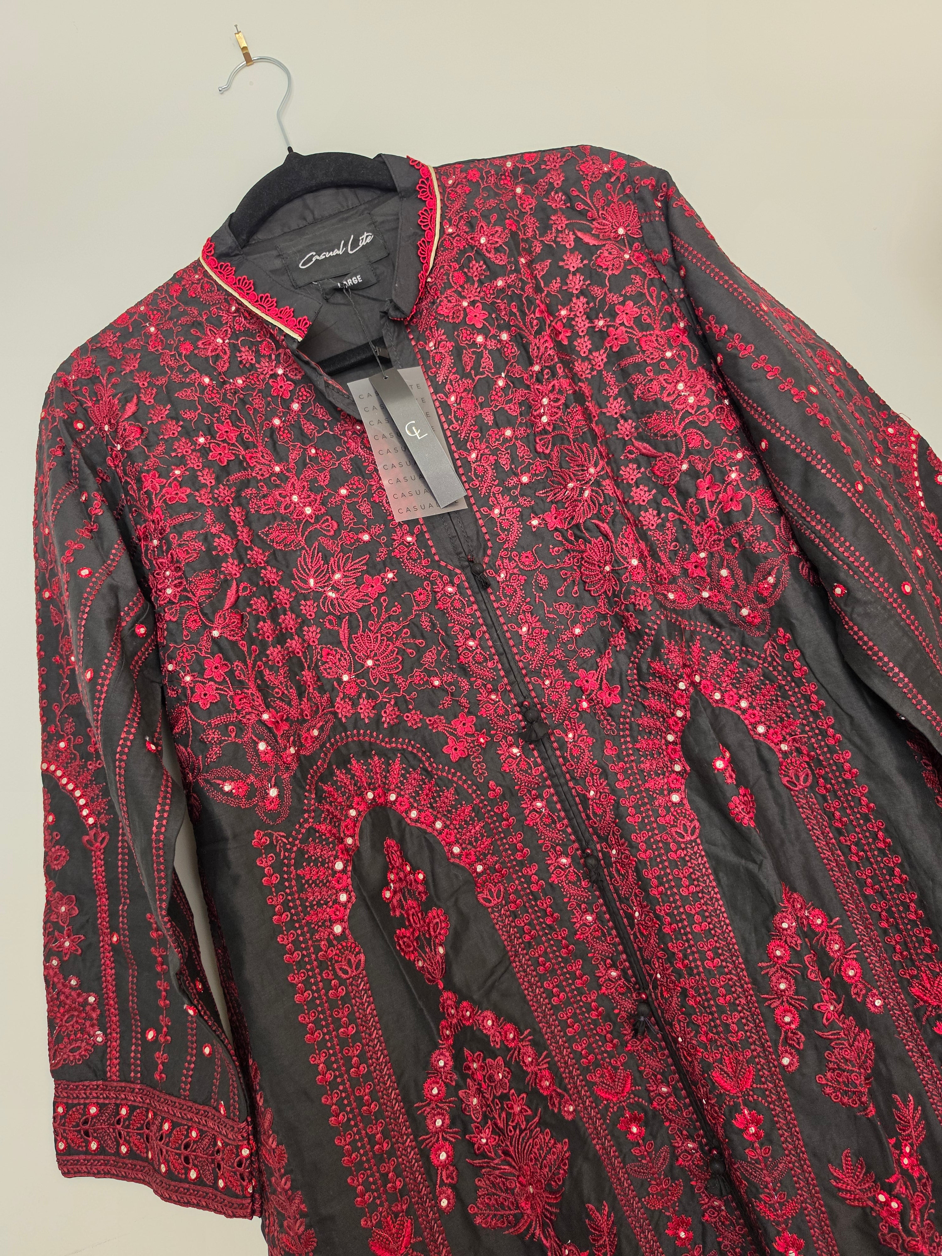 Casualite Embroidered 3 piece Outfit
