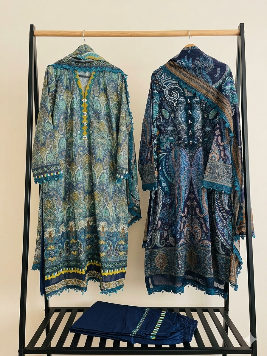 Khaani by Gul Adhar Lawn Stitched 3 piece
