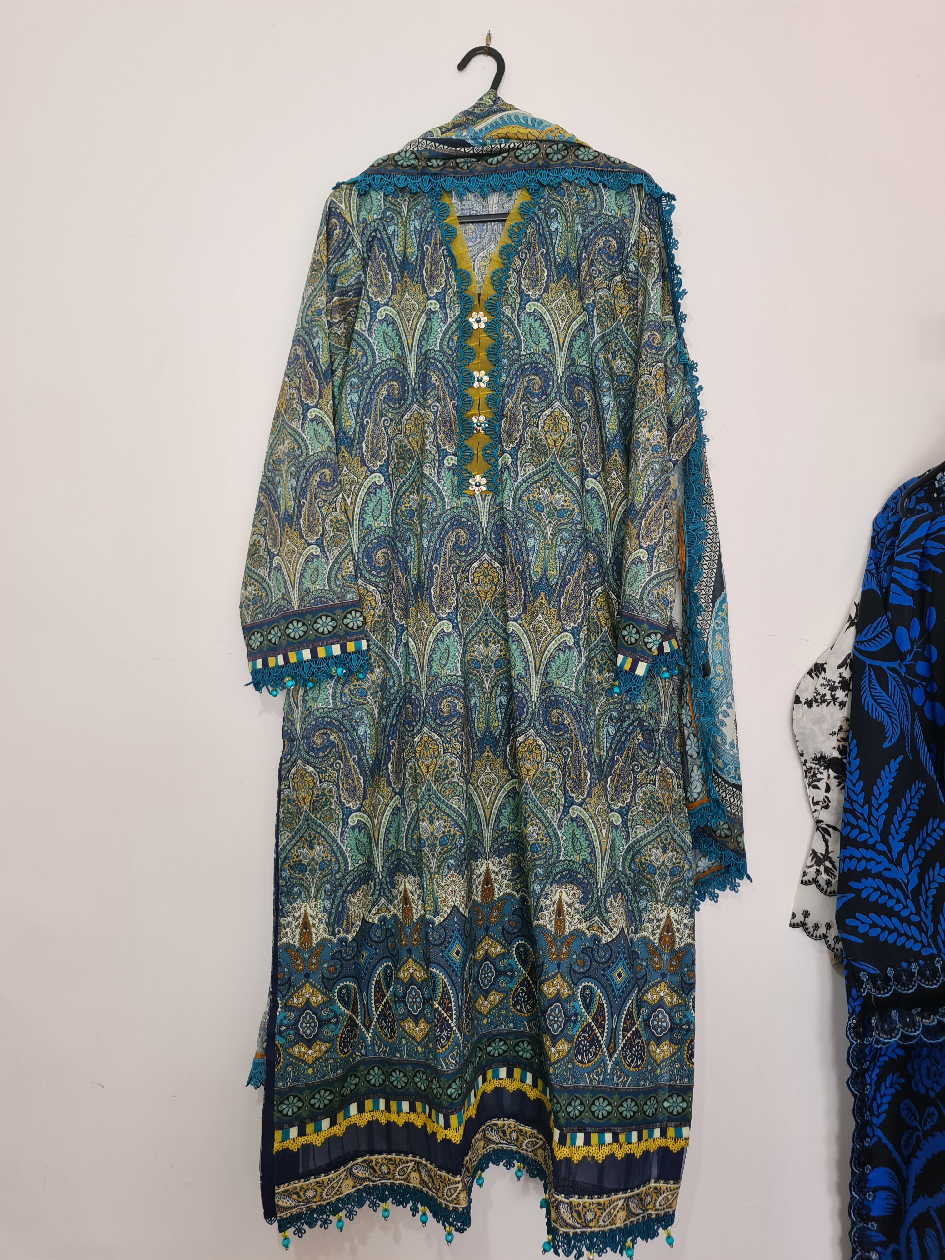 Khaani by Gul Adhar Lawn Stitched 3 piece